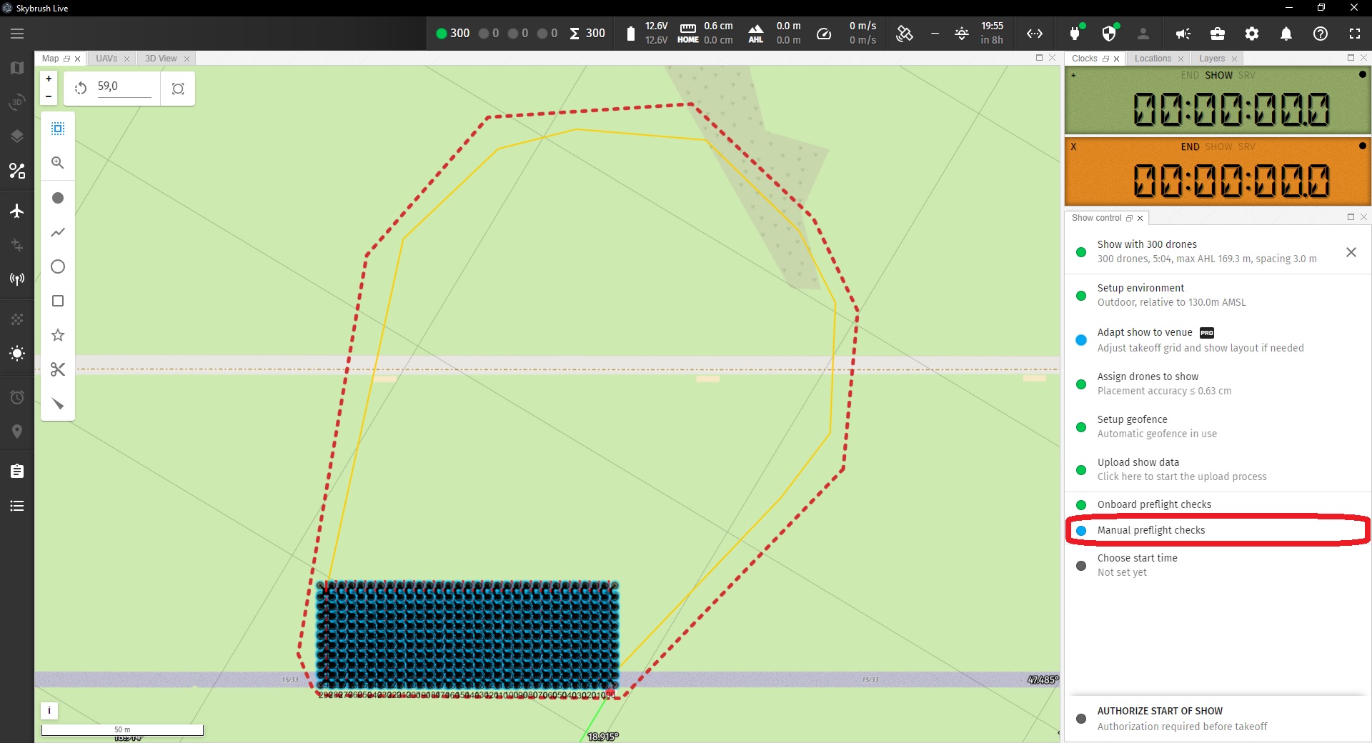 Manual preflight checks