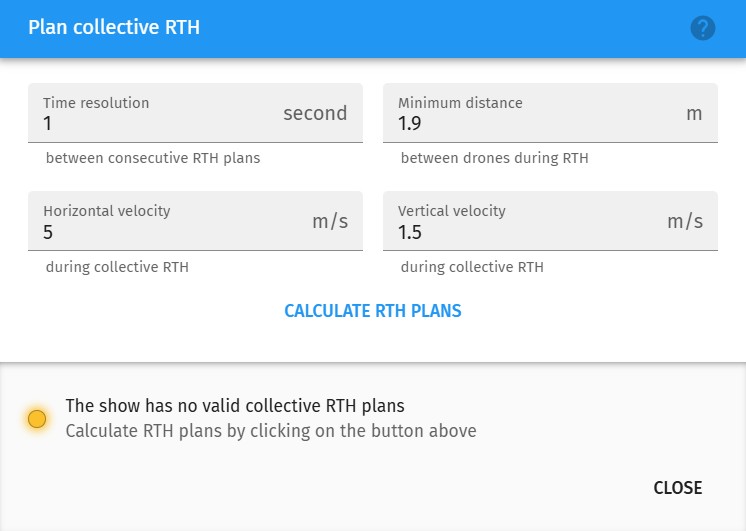 Plan collective RTH dialog