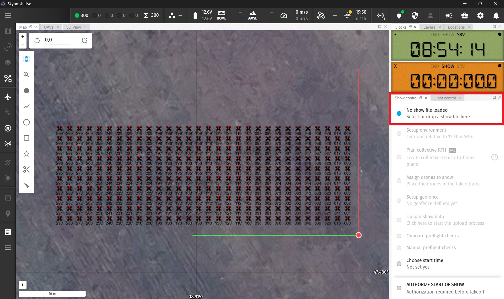 Load show file