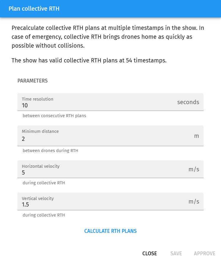 Plan collective RTH dialog